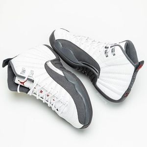 SALE!! air jordan 12 retro grey/white